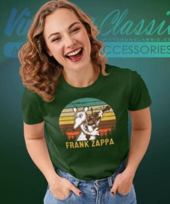 Frank Zappa Playing Violin Rat Women TShirt