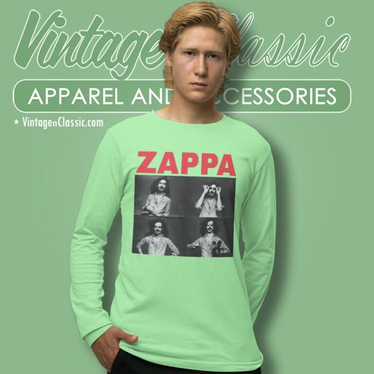 Frank Zappa Poster Long Sleeve Tee Frank Zappa Poster Long Sleeve Tee