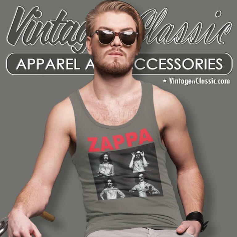 Frank Zappa Poster Tank Top Racerback Frank Zappa Poster Tank Top Racerback