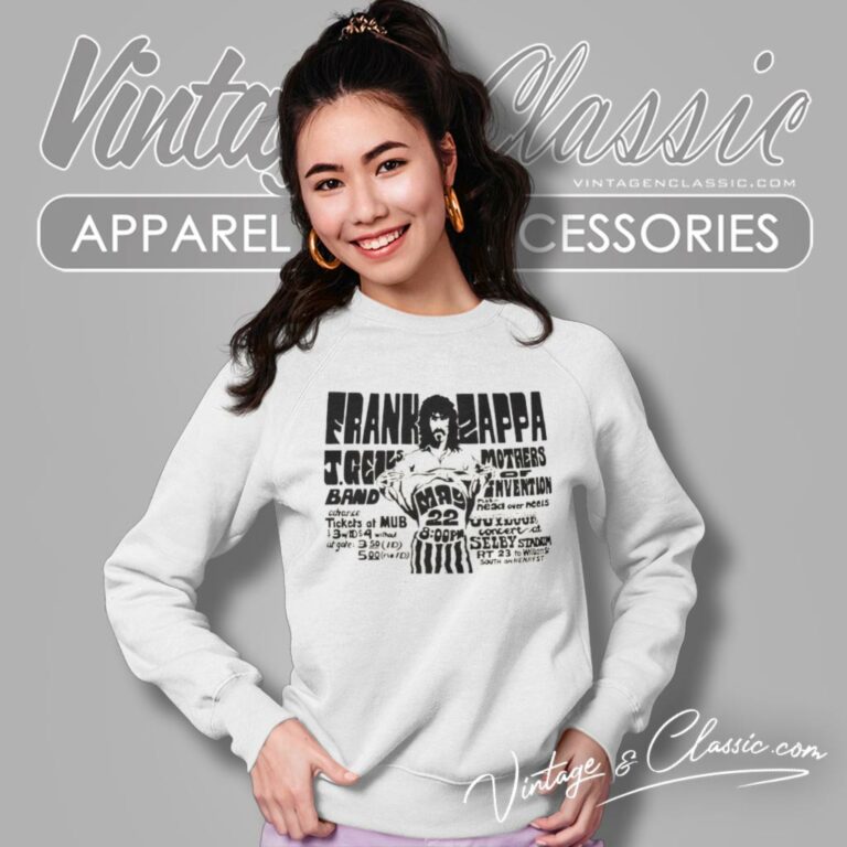 Frank Zappa Retro Sweatshirt 1 Frank Zappa Retro Sweatshirt 1