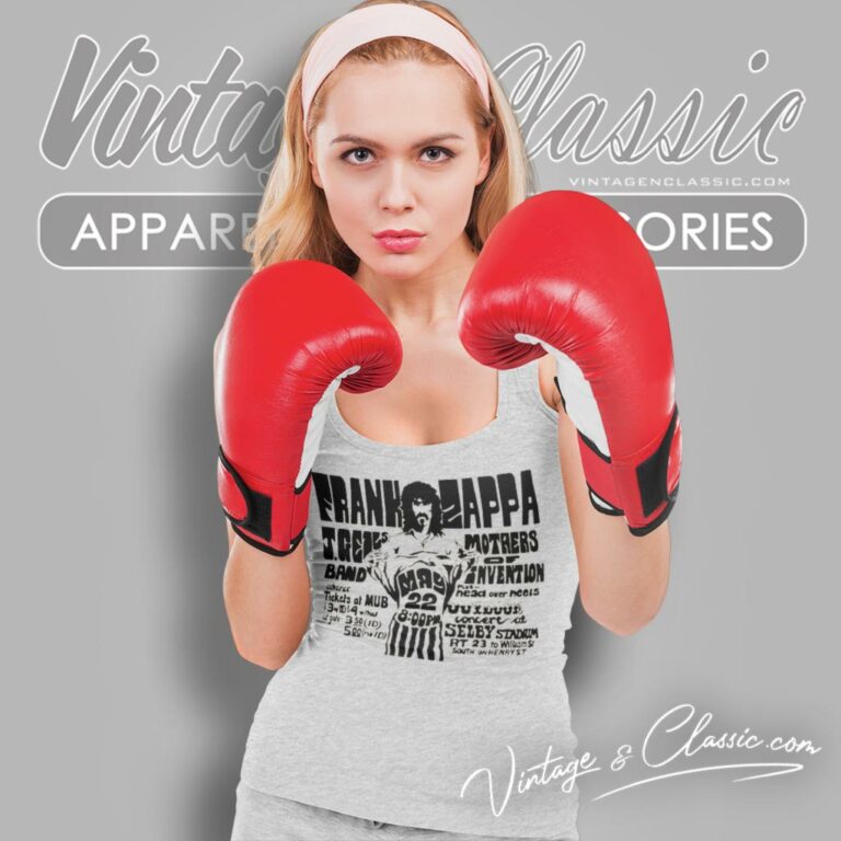 Frank Zappa Retro Tank Top Racerback 1 Frank Zappa Retro Tank Top Racerback 1