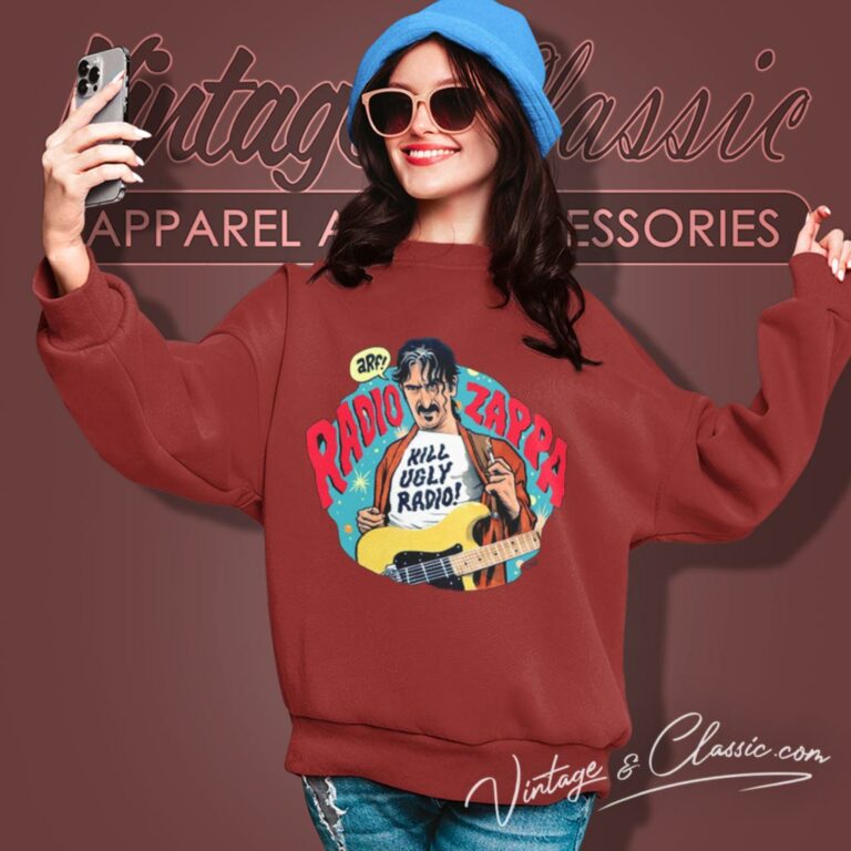 Frank Zappa Shirt Kill Ugly Radio Sweatshirt Frank Zappa Shirt Kill Ugly Radio Sweatshirt