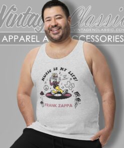 Frank Zappa Shirt Music Is My Life Tank Top Racerback