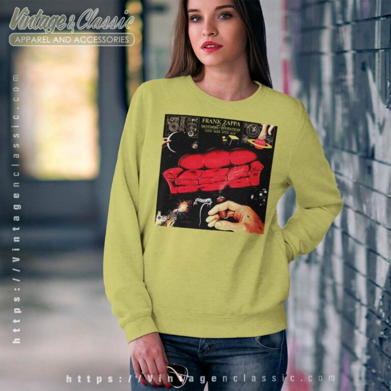 Frank Zappa Shirt One Size Fits All Sweatshirt Frank Zappa Shirt One Size Fits All Sweatshirt
