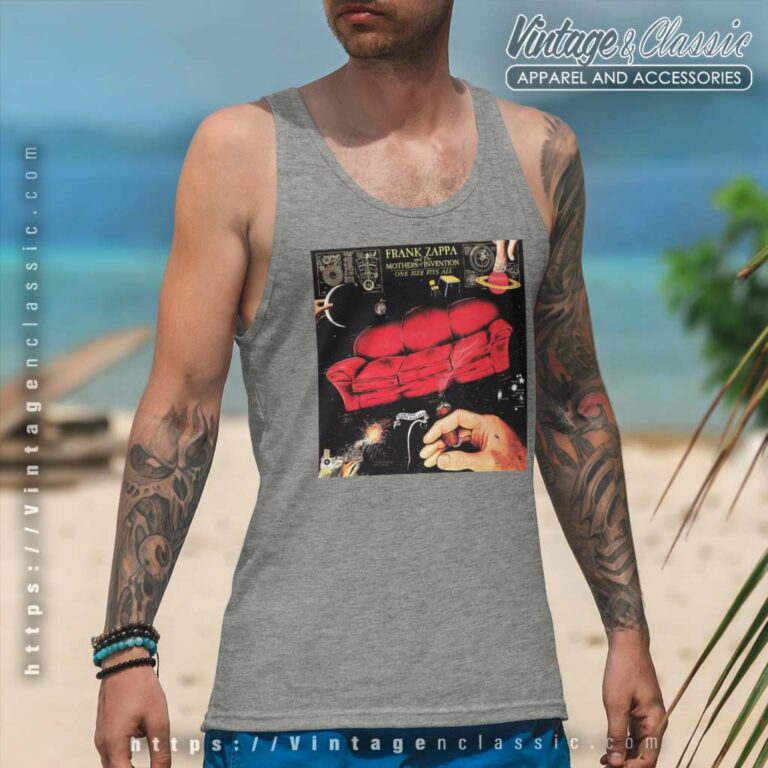 Frank Zappa Shirt One Size Fits All Tank Top Racerback Frank Zappa Shirt One Size Fits All Tank Top Racerback