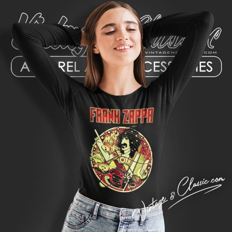 Frank Zappa Show Tribute Long Sleeve Tee Frank Zappa Show Tribute Long Sleeve Tee
