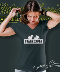 Frank Zappa Snoopy V Neck TShirt