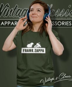 Frank Zappa Snoopy Women T Shirt