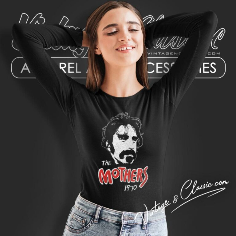 Frank Zappa The Mothers 1970 Long Sleeve Tee Frank Zappa The Mothers 1970 Long Sleeve Tee