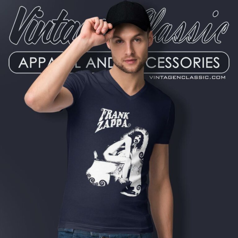 Frank Zappa Toilet V Neck TShirt Frank Zappa Toilet V Neck TShirt