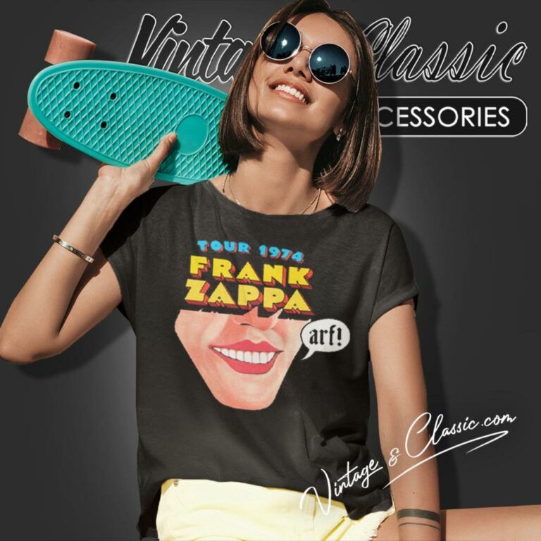 Frank Zappa Tour 1974 Women T Shirt Frank Zappa Tour 1974 Women T Shirt