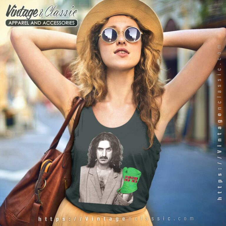 Frank Zappa Tour 1984 Tank Top Racerback Frank Zappa Tour 1984 Tank Top Racerback