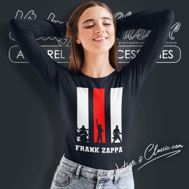 Frank Zappa Trio Play Music Long Sleeve Tee Frank Zappa Trio Play Music Long Sleeve Tee