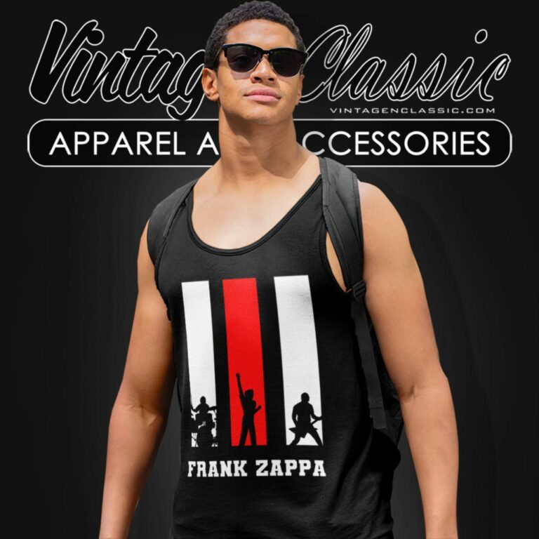 Frank Zappa Trio Play Music Tank Top Racerback Frank Zappa Trio Play Music Tank Top Racerback
