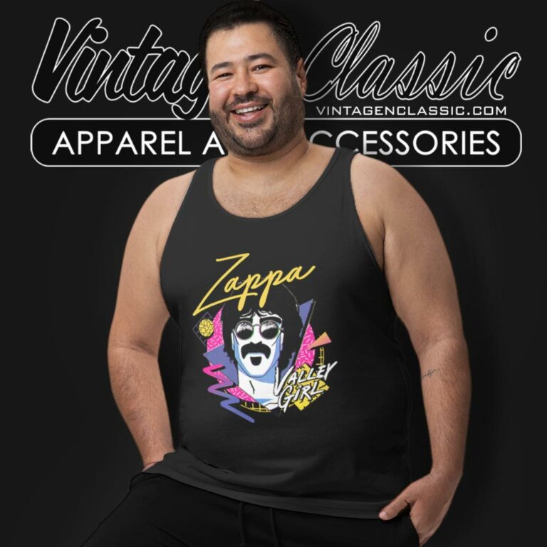 Frank Zappa Valley Girl Tank Top Racerback Frank Zappa Valley Girl Tank Top Racerback