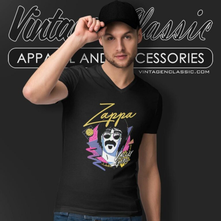 Frank Zappa Valley Girl V Neck TShirt Frank Zappa Valley Girl V Neck TShirt