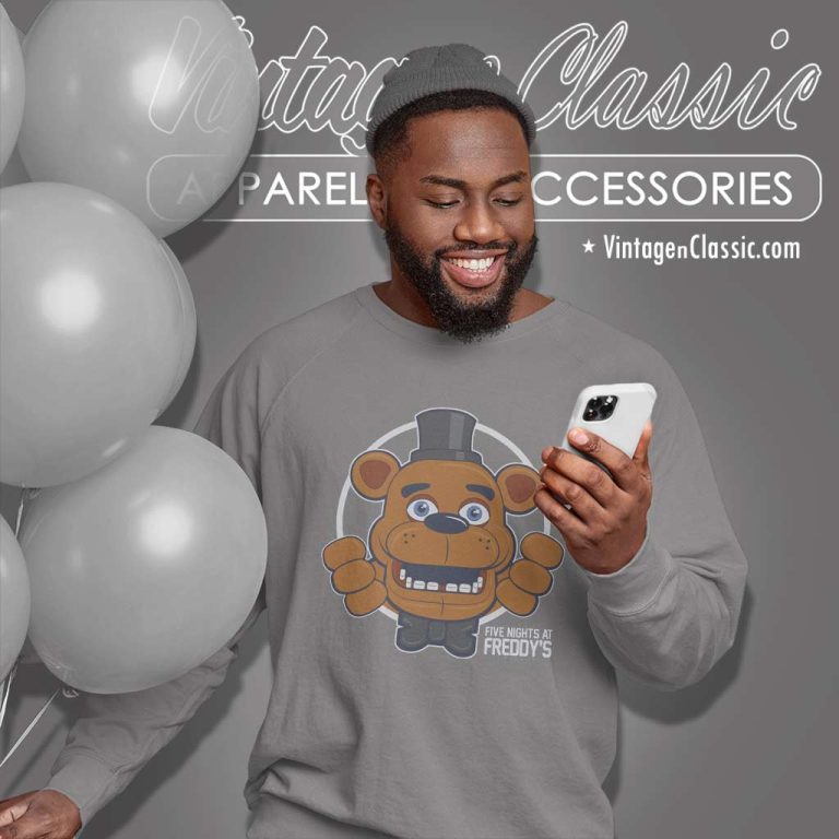 Freddy Fazbear Face And Hands Sweatshirt Freddy Fazbear Face And Hands Sweatshirt