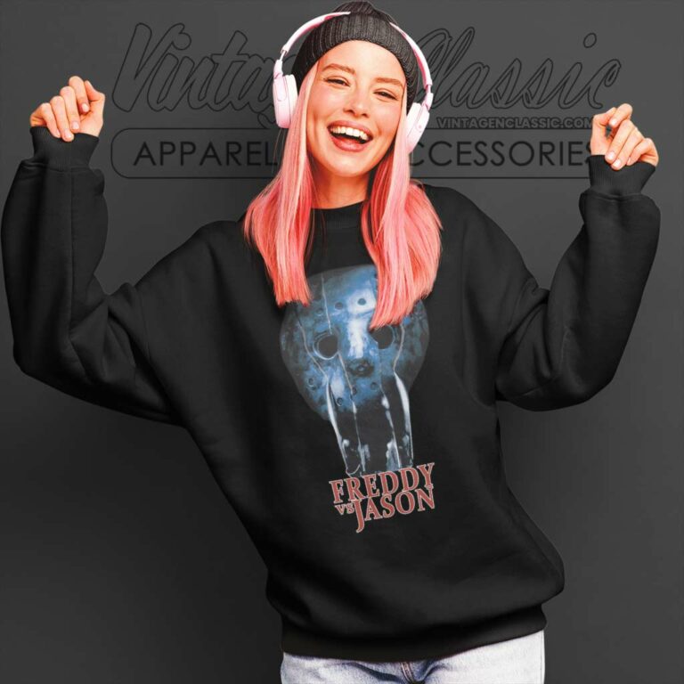 Freddy Vs Jason Horror Halloween Sweatshirt Freddy Vs Jason Horror Halloween Sweatshirt