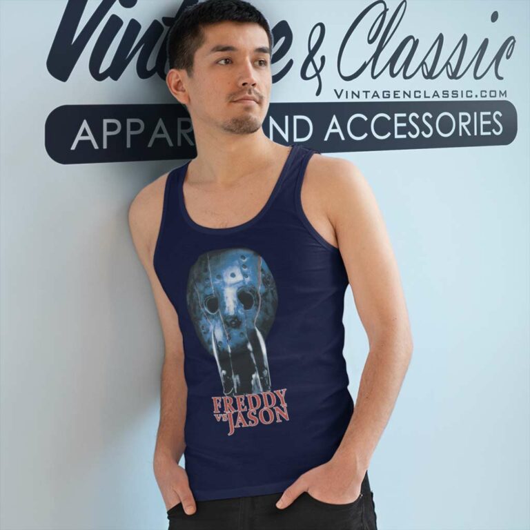 Freddy Vs Jason Horror Halloween Tank Top Racerback Freddy Vs Jason Horror Halloween Tank Top Racerback