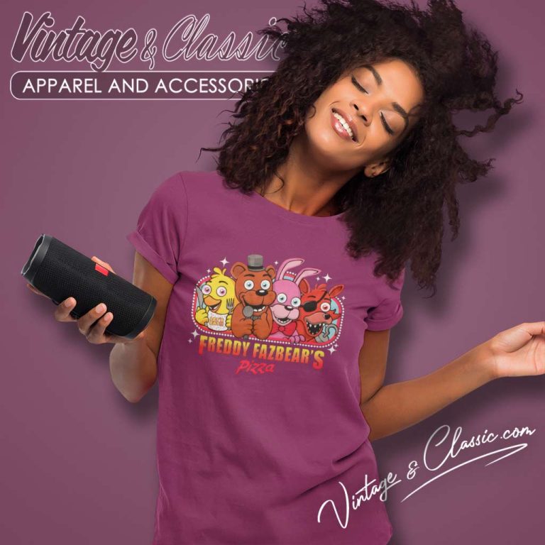 Freddys Fazbears Pizza Women TShirt Freddys Fazbears Pizza Women TShirt