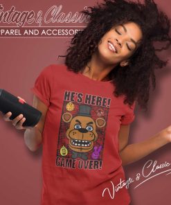 Freddys Hes Here Game Over Women TShirt