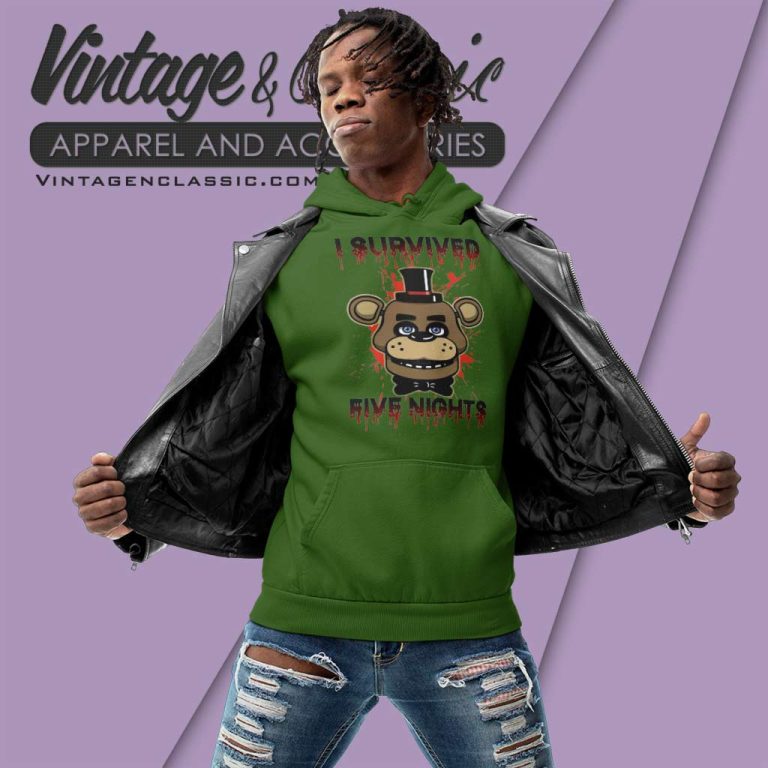 Freddys I Survived Five Night Hoodie Freddys I Survived Five Night Hoodie