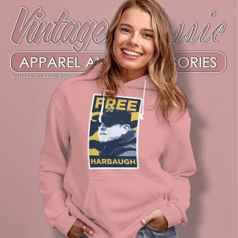 Free Coach Jim Harbaugh Michigan Football Coach Hoodie Free Coach Jim Harbaugh Michigan Football Coach Hoodie