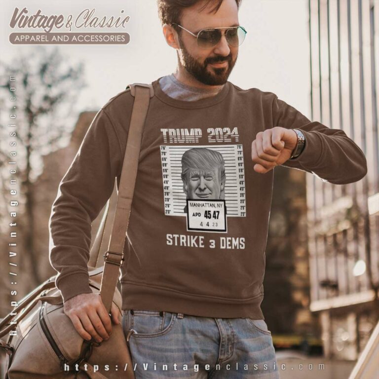 Free Donald Trump Strike 3 Dems Pro Maga Sweatshirt Free Donald Trump Strike 3 Dems Pro Maga Sweatshirt