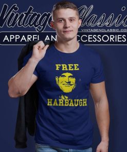 Free Harbaugh Shirt Big Ten Suspends Jim Harbaugh T Shirt