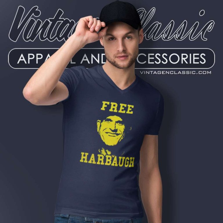 Free Harbaugh Shirt Big Ten Suspends Jim Harbaugh V Neck TShirt Free Harbaugh Shirt Big Ten Suspends Jim Harbaugh V Neck TShirt