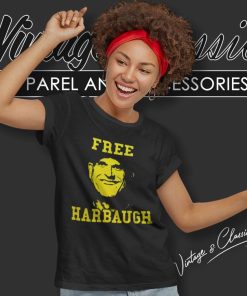 Free Harbaugh Shirt Big Ten Suspends Jim Harbaugh Women TShirt