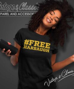 Free Harbaugh Shirt Michigan Coach Wolverines Football Women TShirt