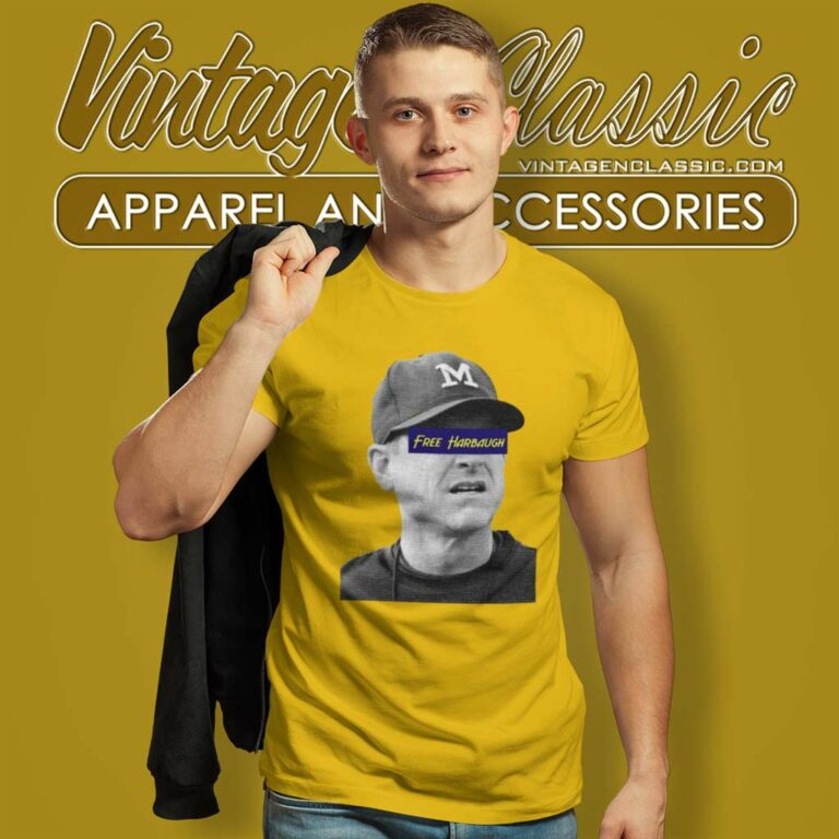 Free Jim Harbaugh Michigan T Shirt Free Jim Harbaugh Michigan T Shirt