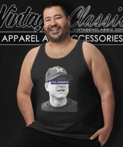 Free Jim Harbaugh Michigan Tank Top Racerback