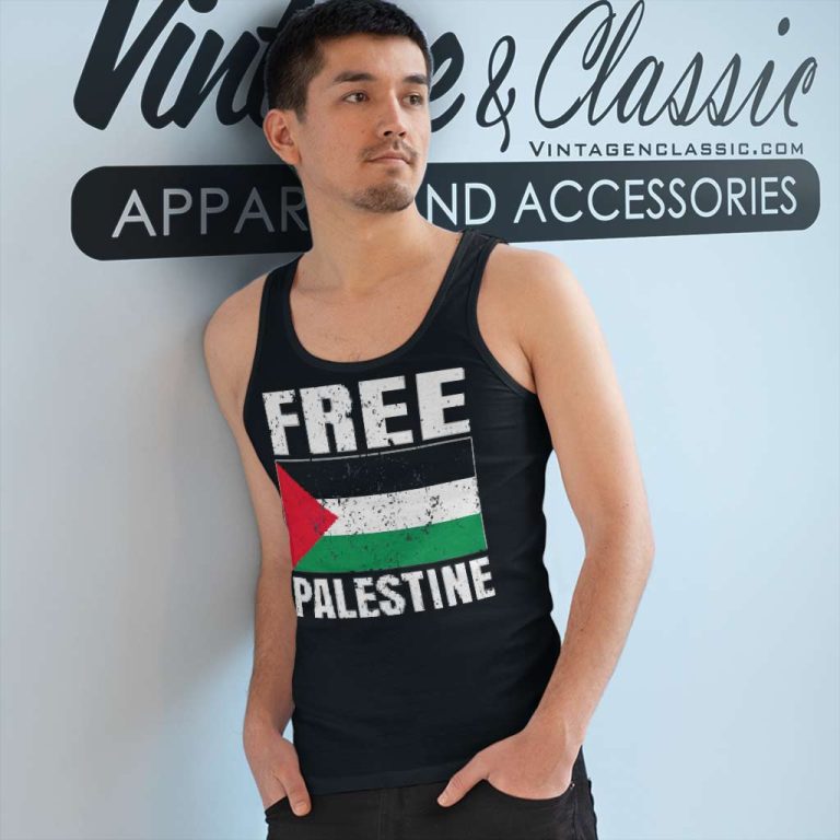 Free Palestine Arabic Big Palestine Flag Free Gaza Tank Top Racerback Free Palestine Arabic Big Palestine Flag Free Gaza Tank Top Racerback