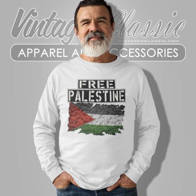 Free Palestine Ceasefire Now Long Sleeve Tee Free Palestine Ceasefire Now Long Sleeve Tee