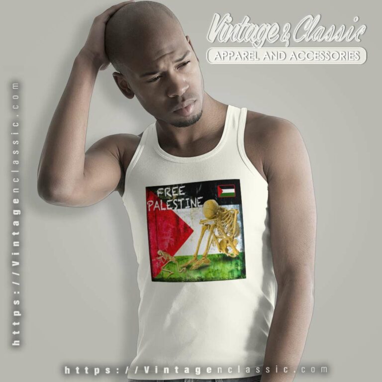 Free Palestine Charity Tank Top Racerback Free Palestine Charity Tank Top Racerback