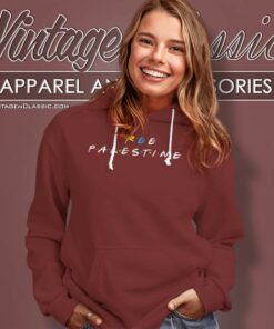 Free Palestine Shirt Friends Style Tv Show Hoodie