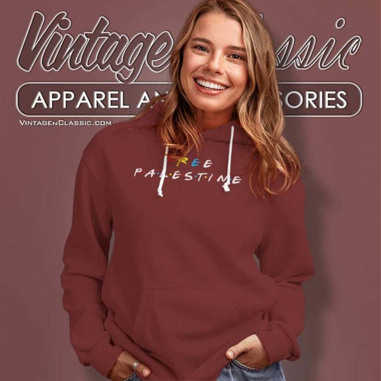 Free Palestine Shirt Friends Style Tv Show Hoodie Free Palestine Shirt Friends Style Tv Show Hoodie