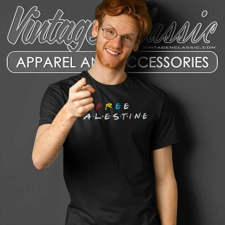 Free Palestine Shirt Friends Style Tv Show T Shirt Free Palestine Shirt Friends Style Tv Show T Shirt
