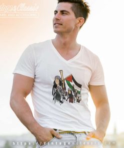 Free Palestine Shirt I Stand With Palestine Israel V Neck TShirt
