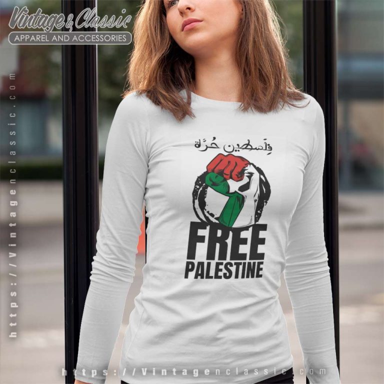Free Palestine T Shirt Palestine Strong Long Sleeve Tee Free Palestine T Shirt Palestine Strong Long Sleeve Tee