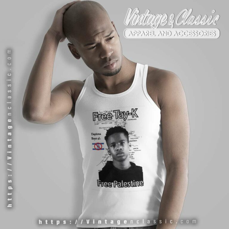 Free Tay K Free Palestine Tank Top Racerback Free Tay K Free Palestine Tank Top Racerback