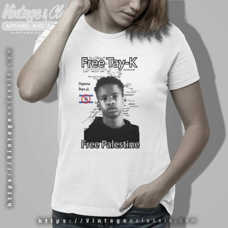 Free Tay K Free Palestine Women TShirt Free Tay K Free Palestine Women TShirt