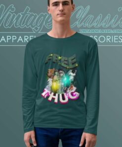 Free Thugger Young Thug Rapper Long Sleeve Tee