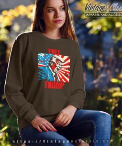Free Trump Take Our Nation Back Hoodie Women