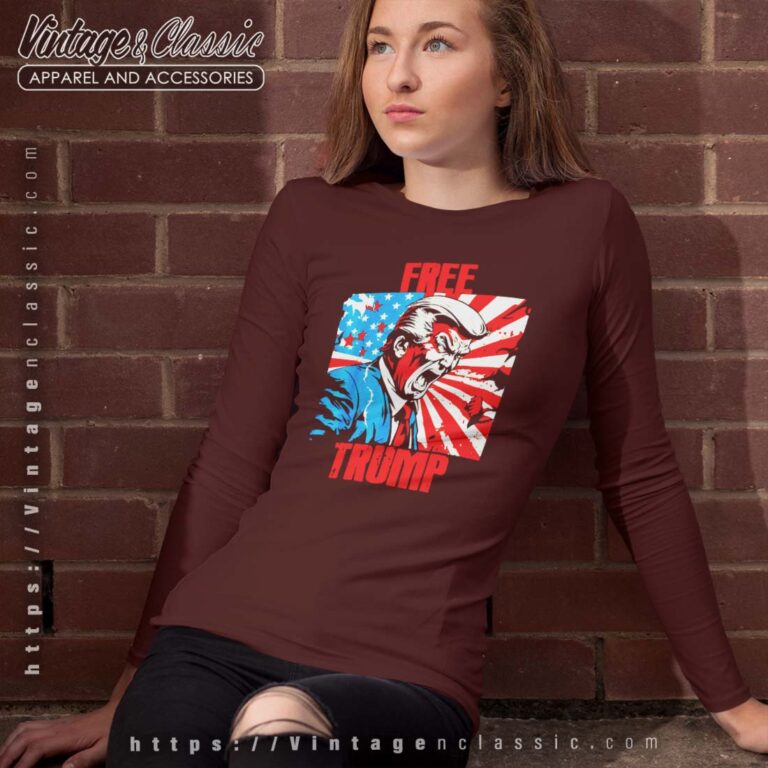Free Trump Take Our Nation Back Longsleeves Free Trump Take Our Nation Back Longsleeves