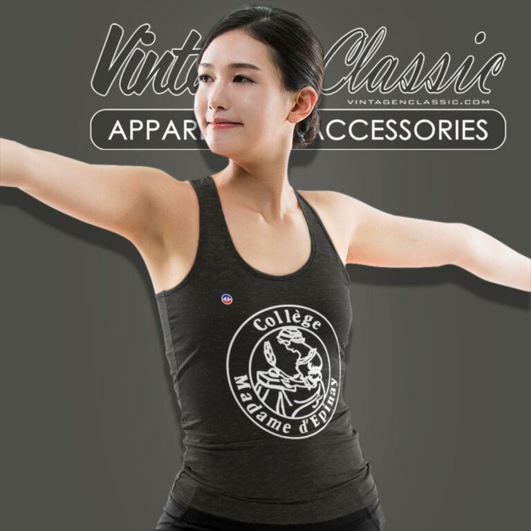 French College Madame Depinay Tank Top Racerback French College Madame Depinay Tank Top Racerback