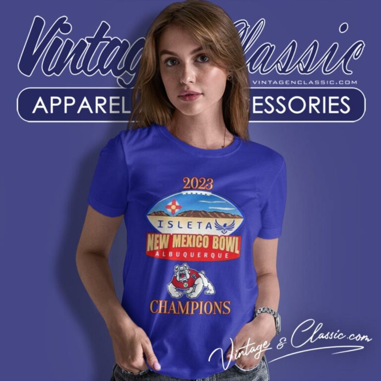 Fresno State Bulldogs 2023 Isleta New Mexico Bowl Albuquerque Women T Shirt Fresno State Bulldogs 2023 Isleta New Mexico Bowl Albuquerque Women T Shirt