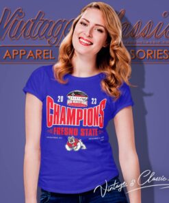 Fresno State Bulldogs Isleta New Mexico Bowl Champions 2023 Women T Shirt